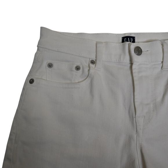 GAP Denim Women's 24R White 5" Denim Jean Shorts - Picture 3 of 11